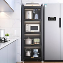 Armário de cozinha para armazenamento, suporte móvel para micro-ondas, estante utensílios de cozinha